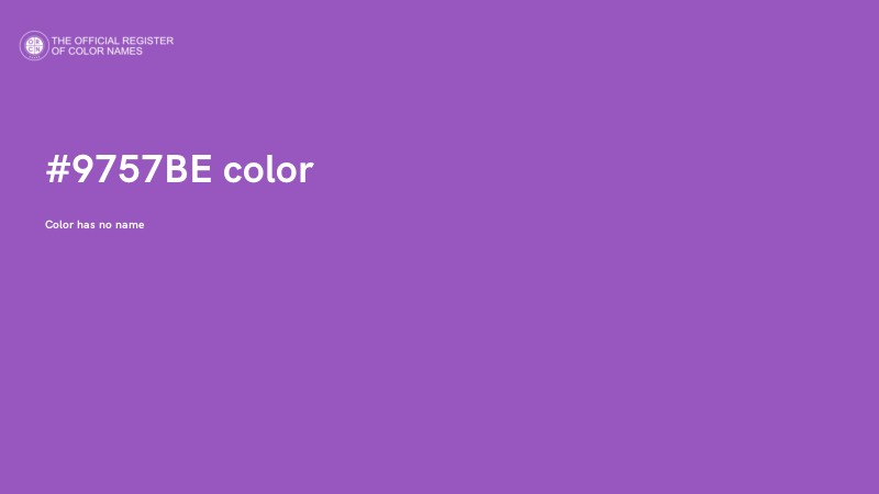 #9757BE color image