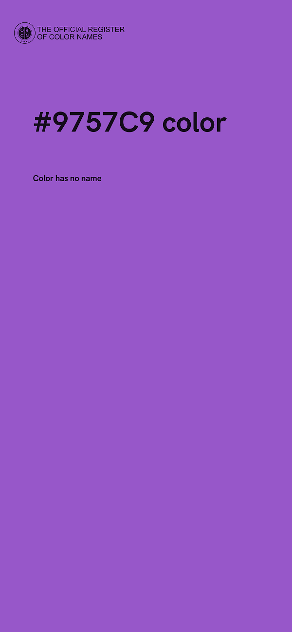#9757C9 color image
