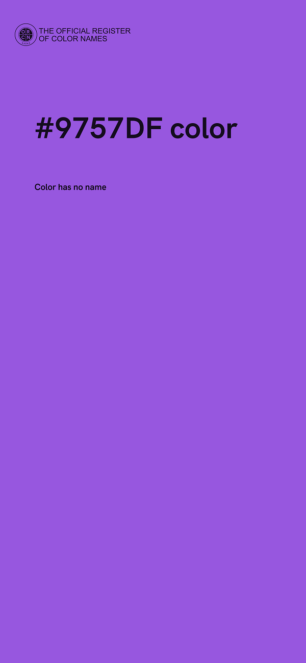 #9757DF color image