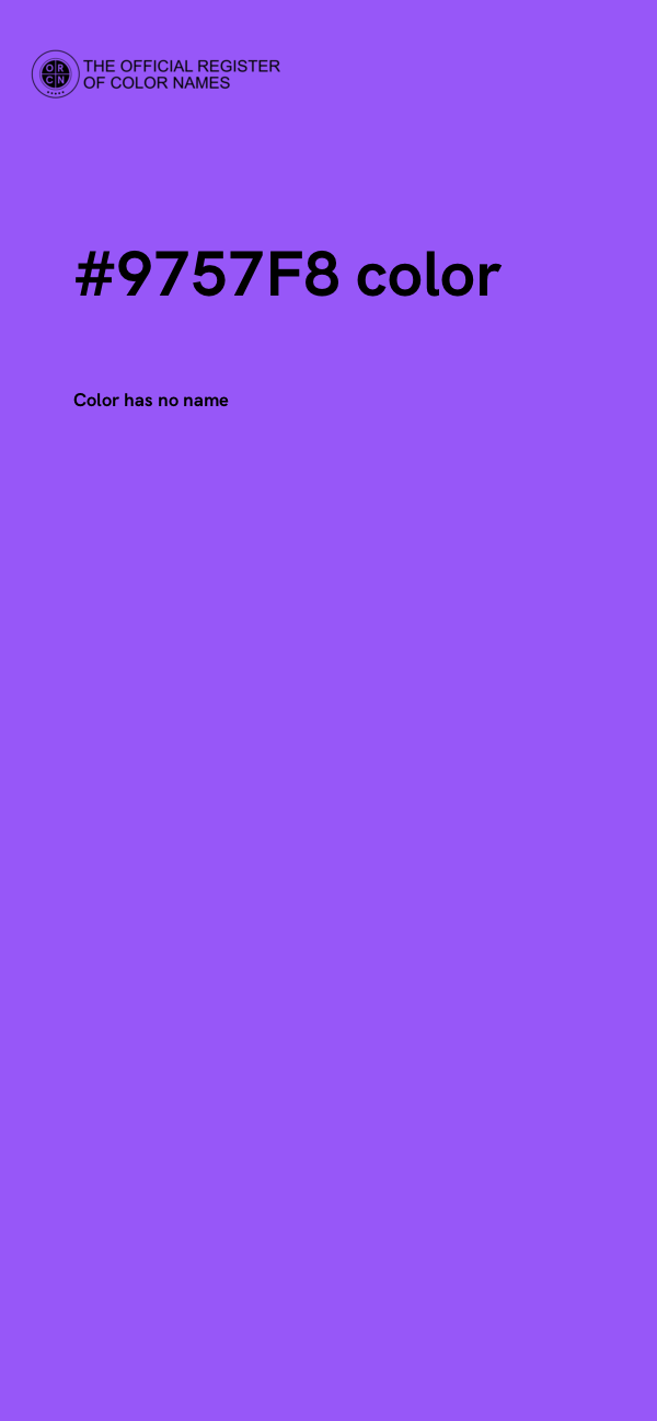 #9757F8 color image