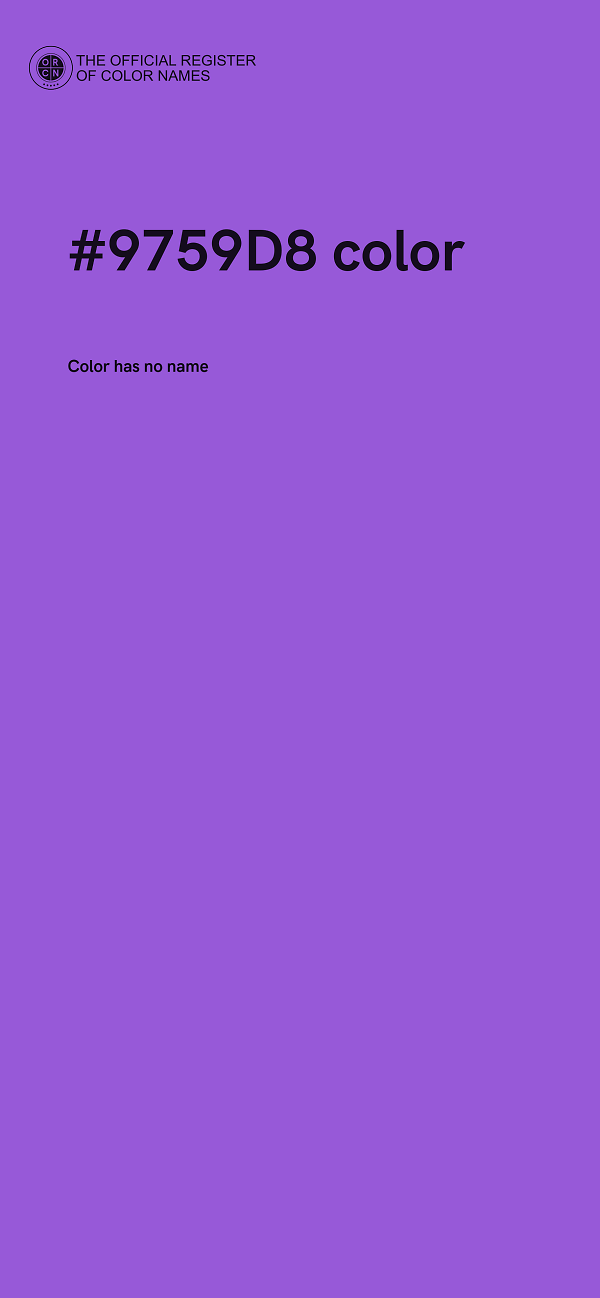#9759D8 color image