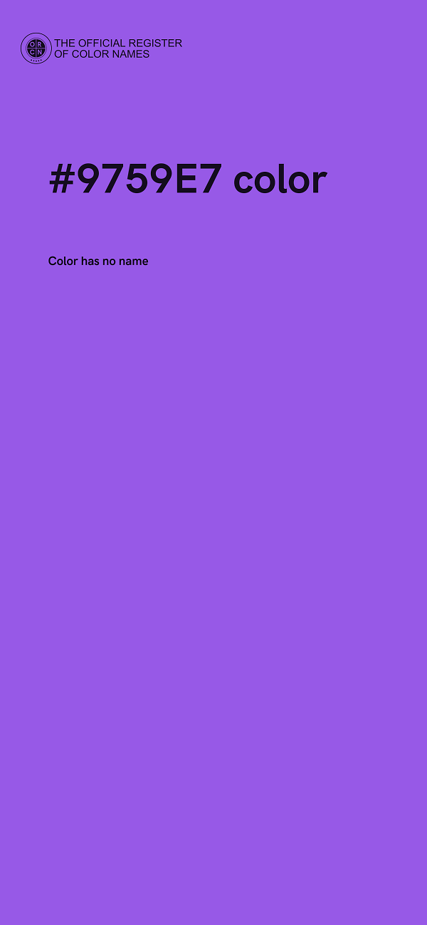 #9759E7 color image