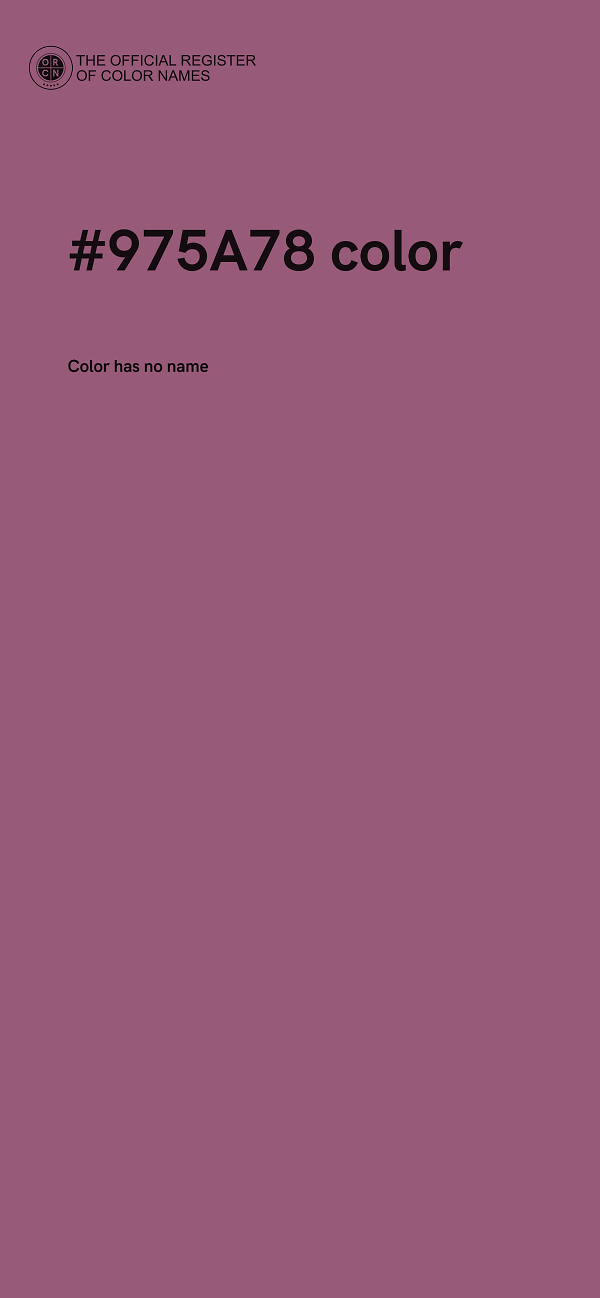 #975A78 color image