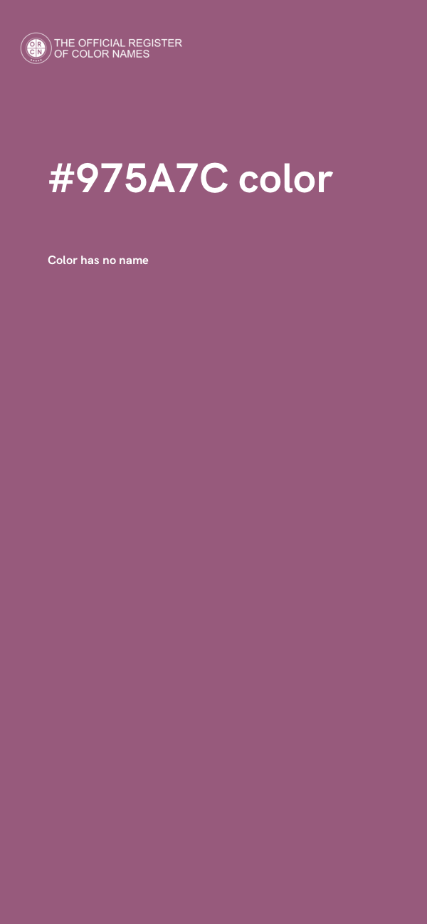 #975A7C color image