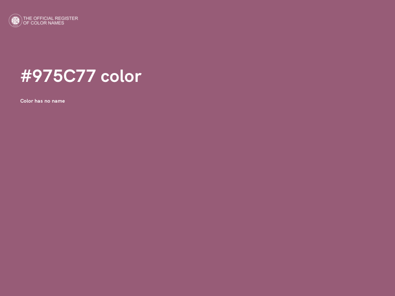 #975C77 color image