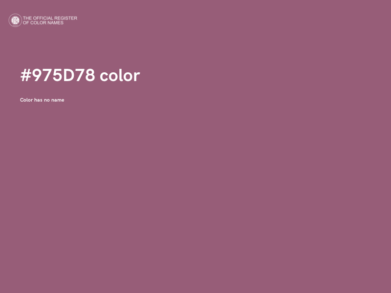 #975D78 color image