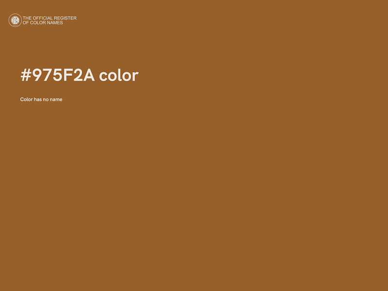 #975F2A color image