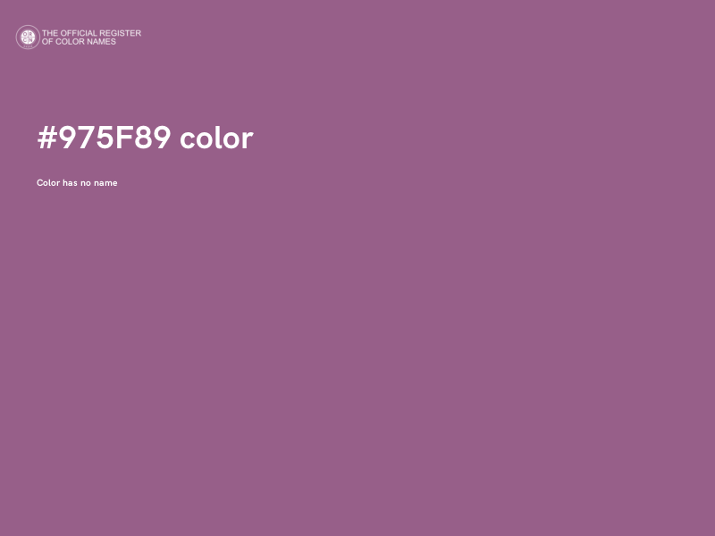 #975F89 color image