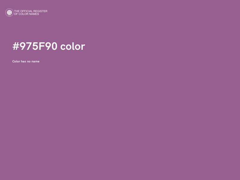 #975F90 color image
