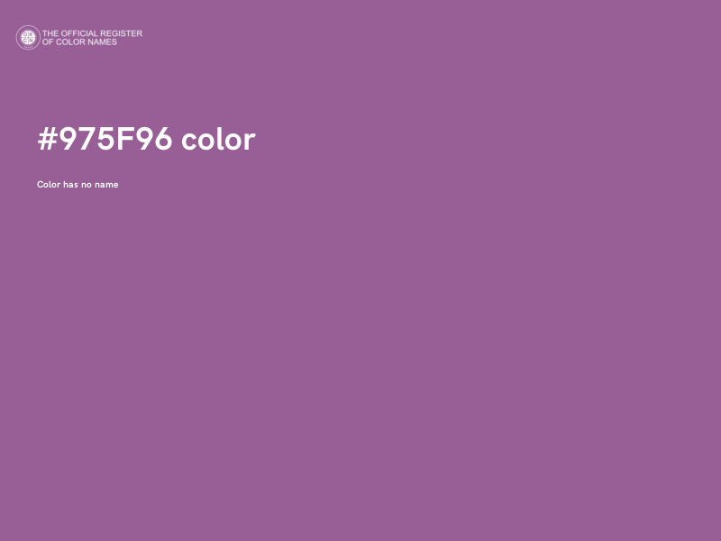 #975F96 color image