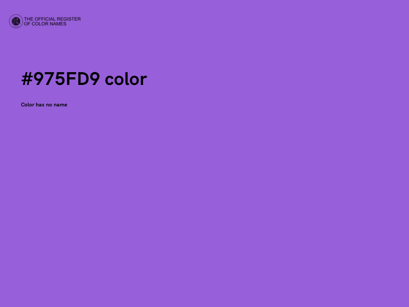 #975FD9 color image