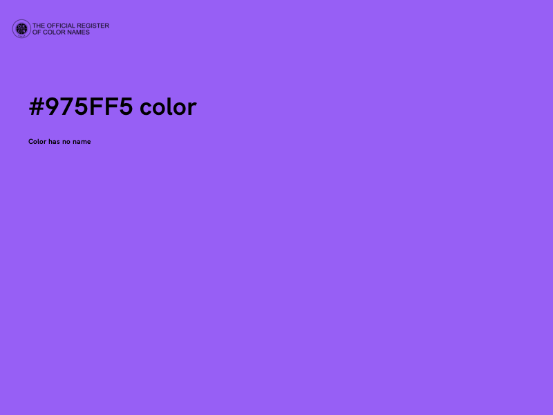 #975FF5 color image