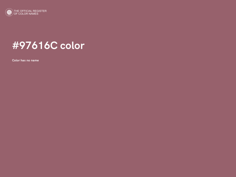 #97616C color image