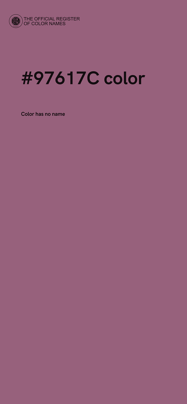 #97617C color image