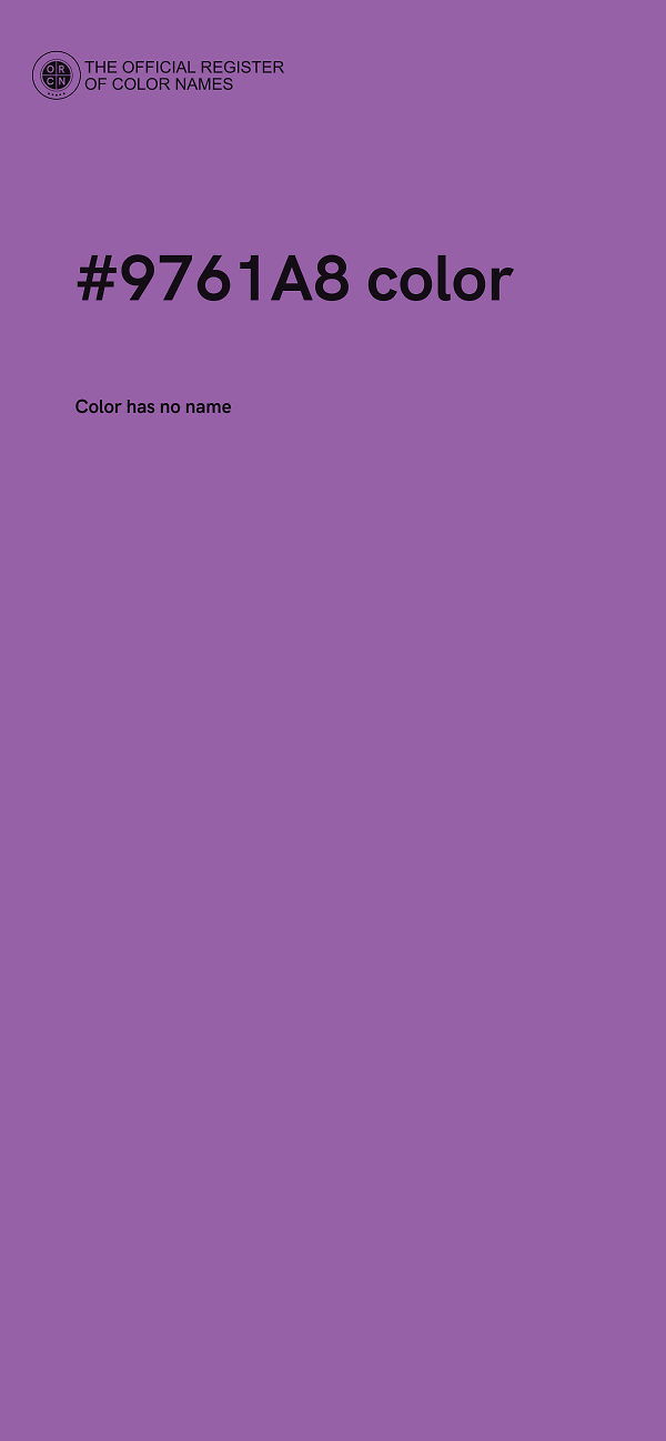 #9761A8 color image