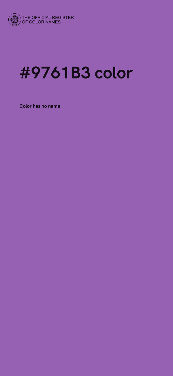 #9761B3 color image