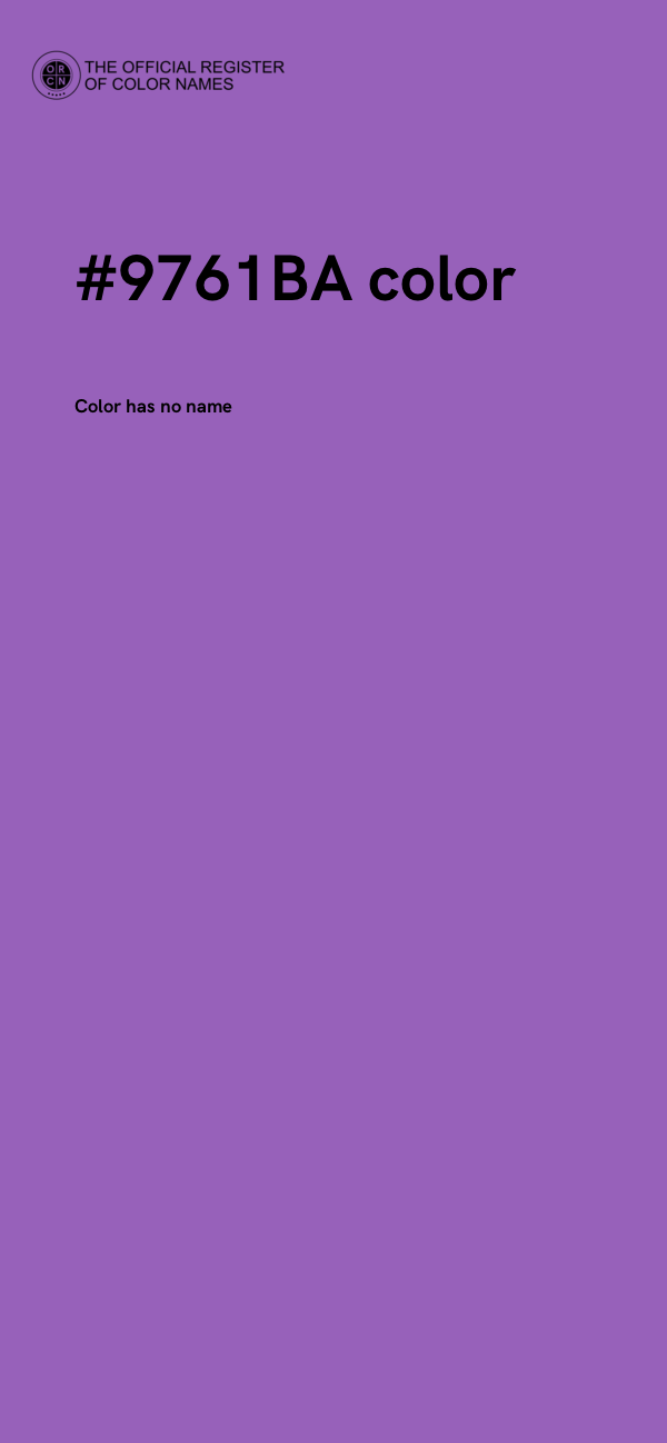 #9761BA color image