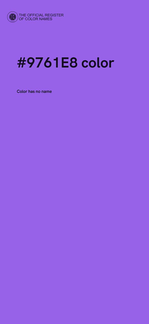 #9761E8 color image