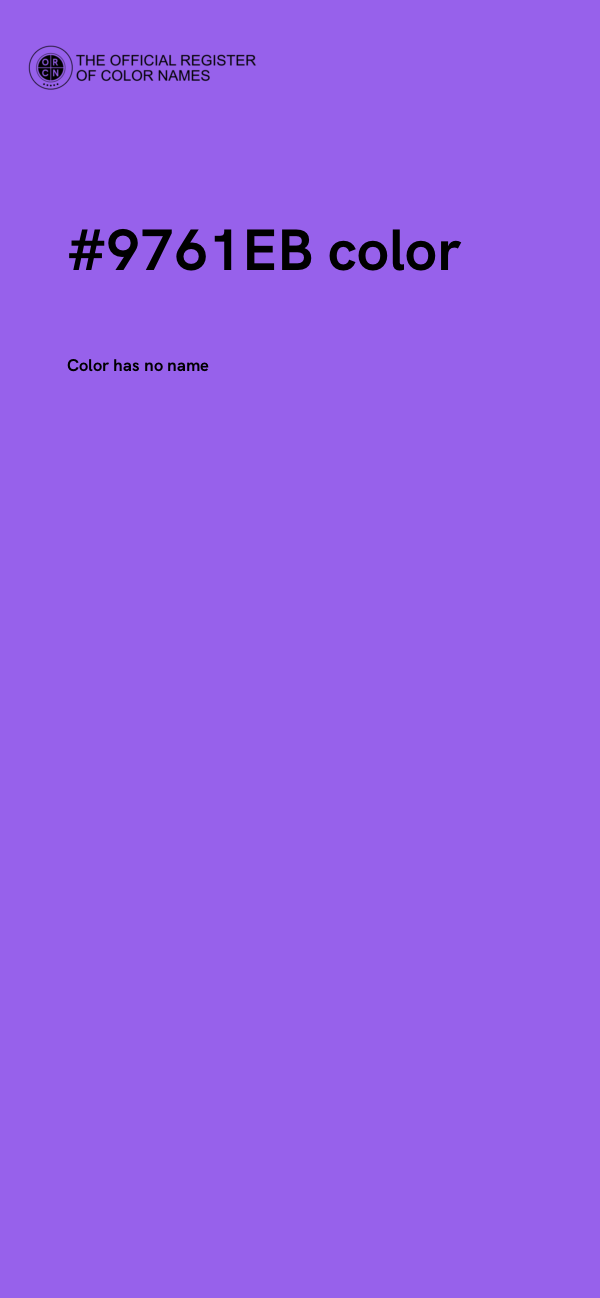 #9761EB color image