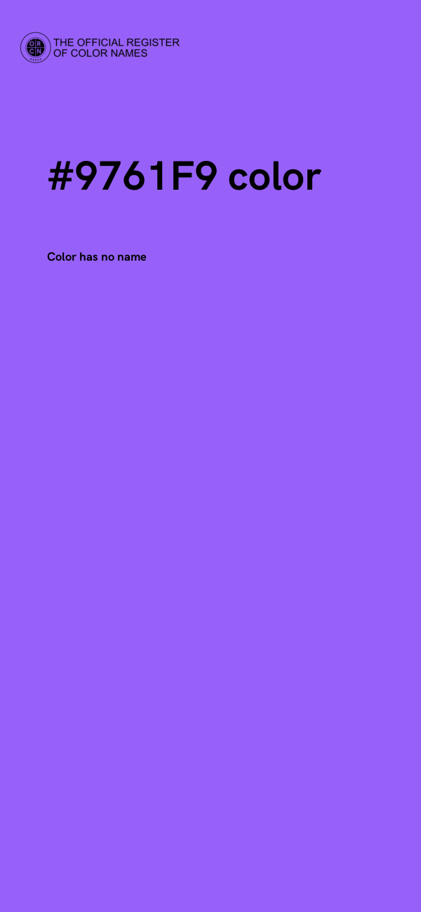 #9761F9 color image