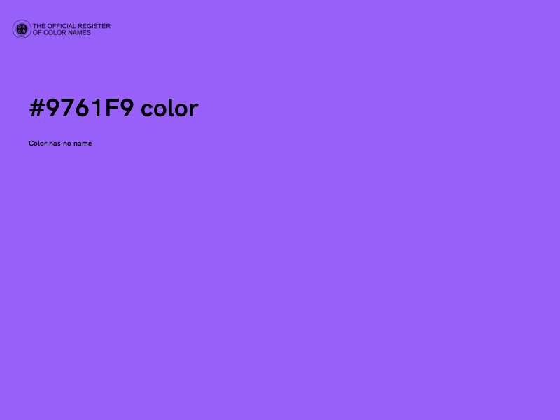 #9761F9 color image