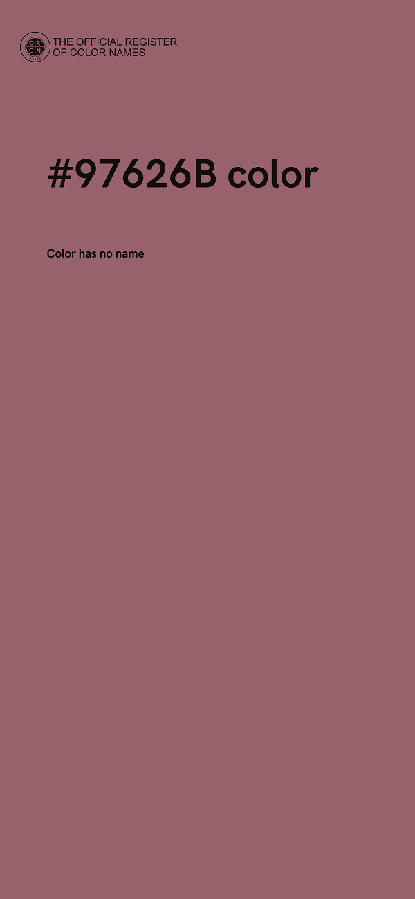 #97626B color image