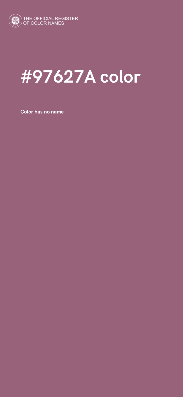 #97627A color image