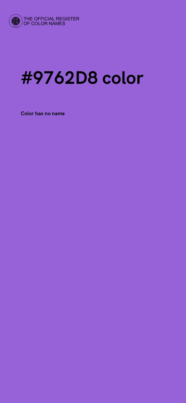 #9762D8 color image