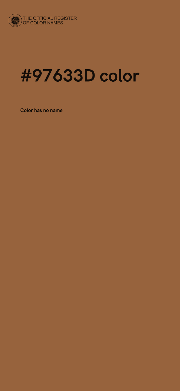 #97633D color image