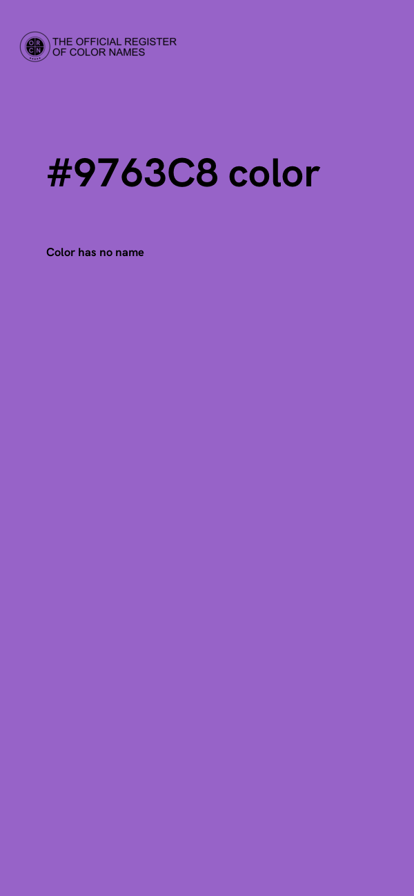#9763C8 color image