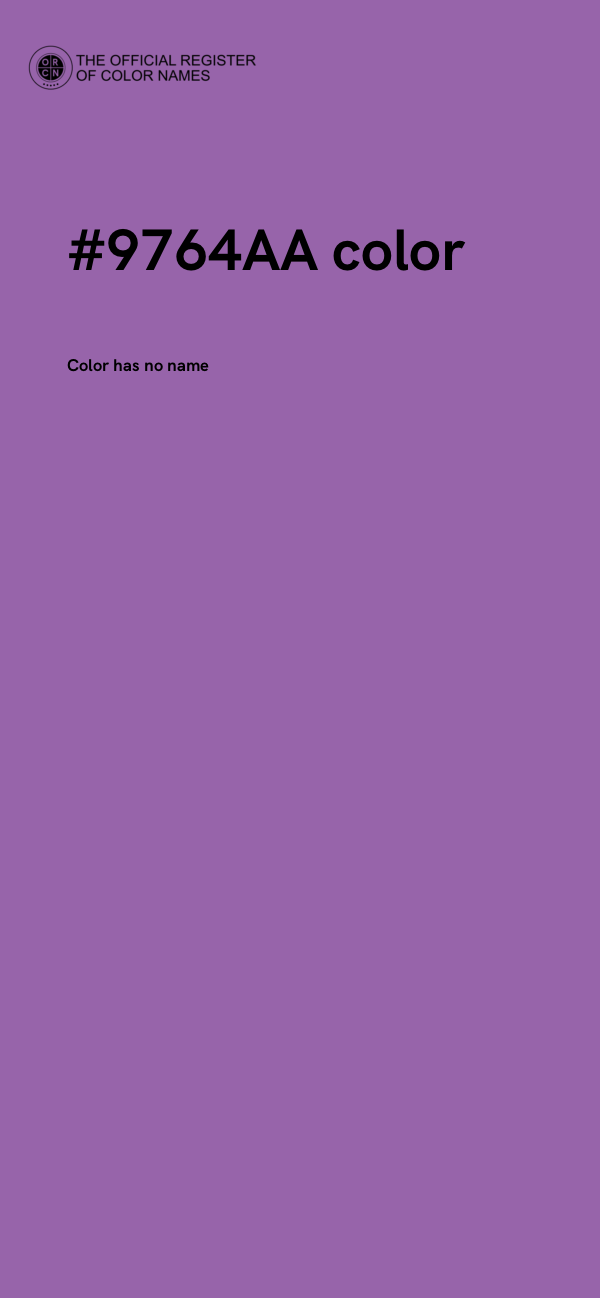 #9764AA color image