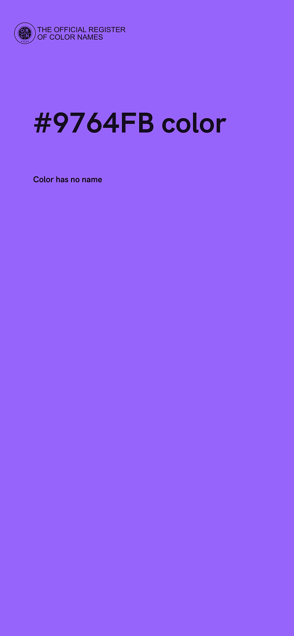 #9764FB color image