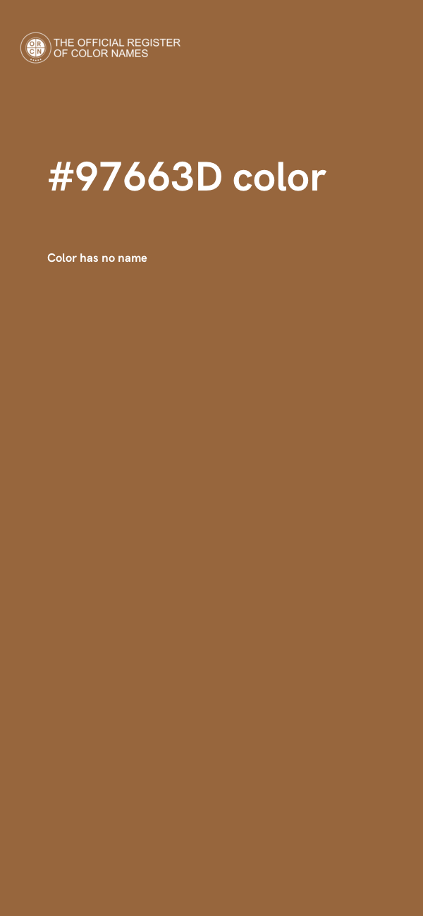 #97663D color image