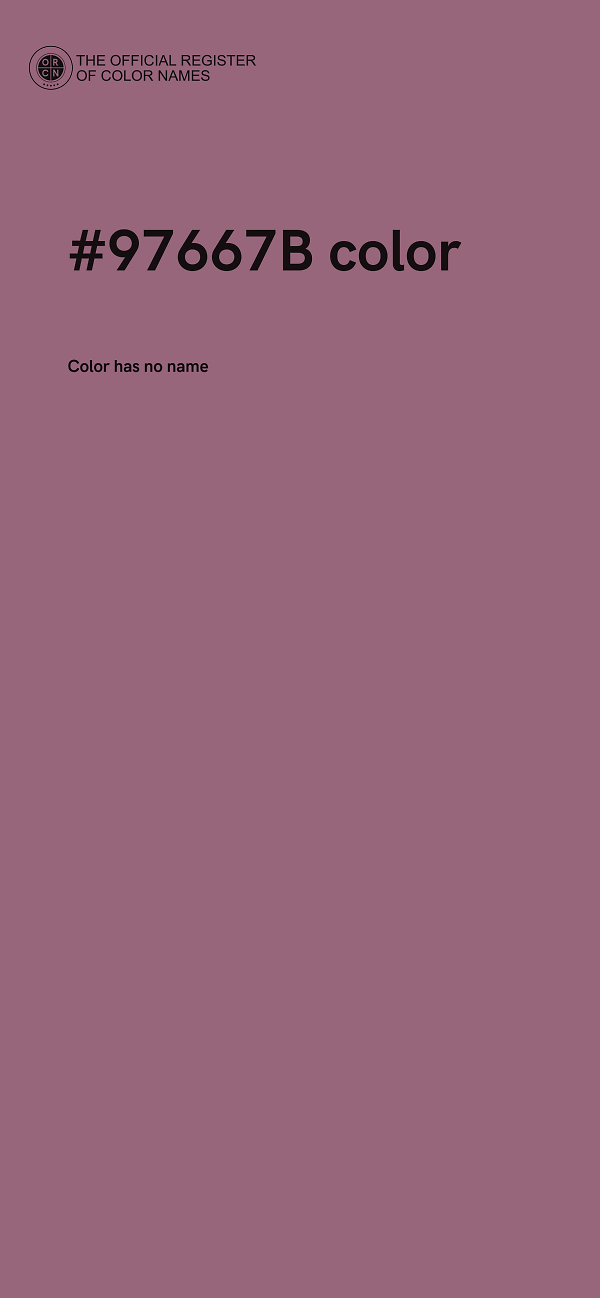 #97667B color image