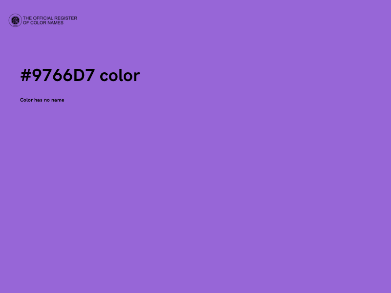 #9766D7 color image