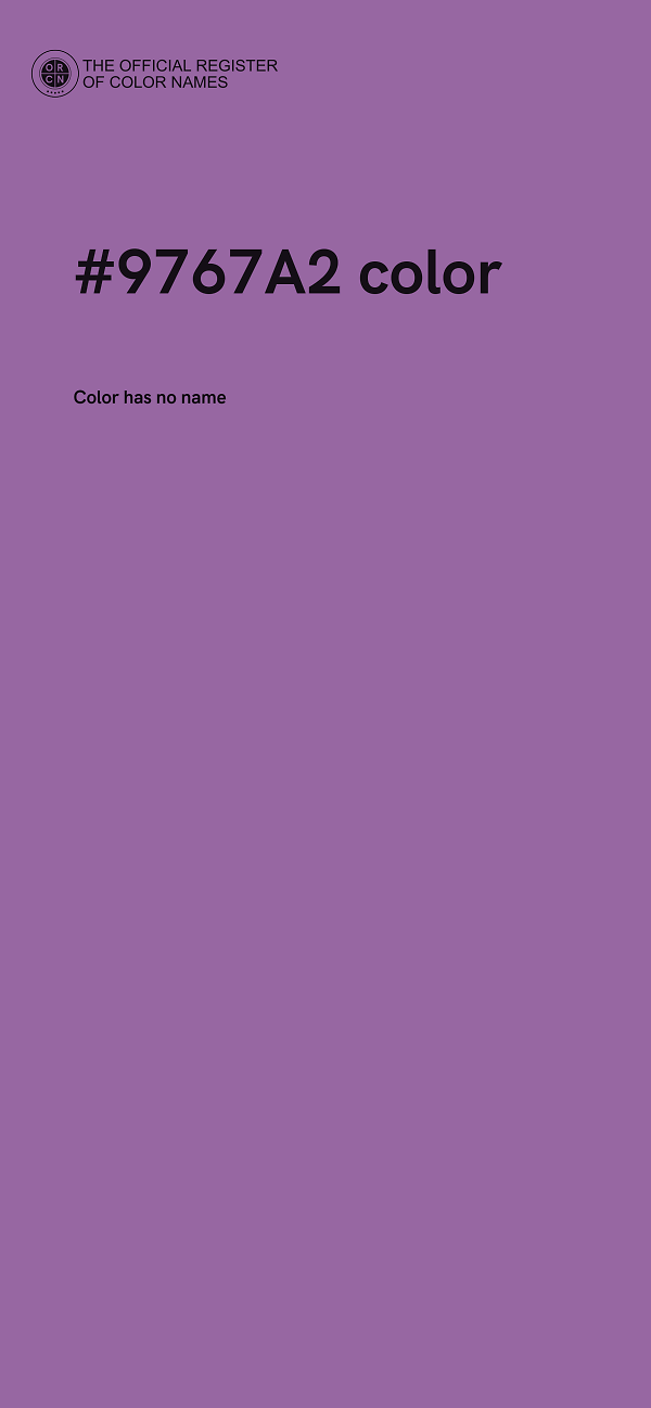 #9767A2 color image