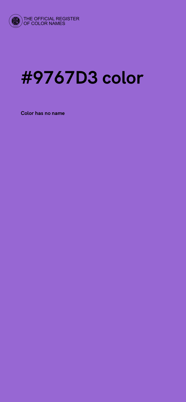 #9767D3 color image