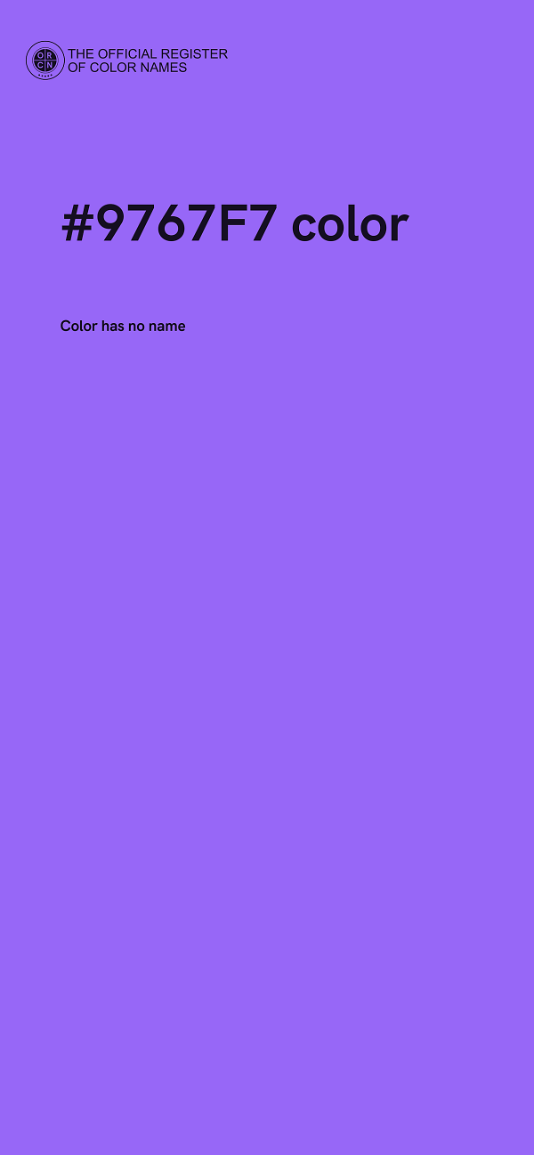 #9767F7 color image