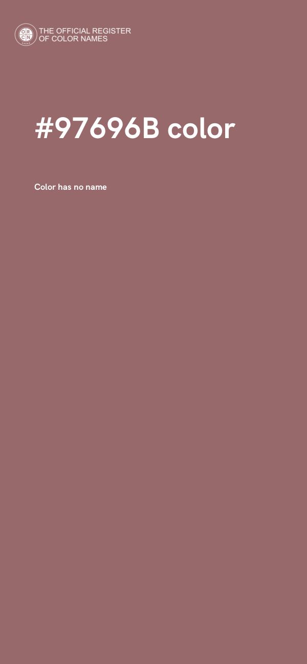 #97696B color image