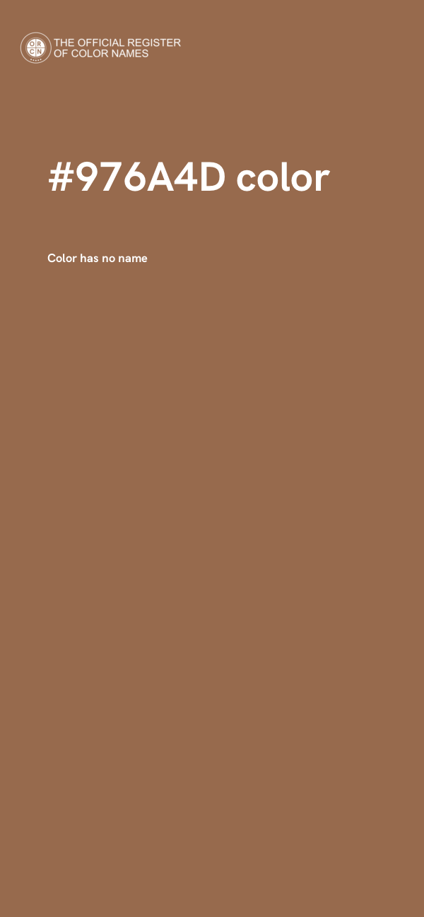 #976A4D color image
