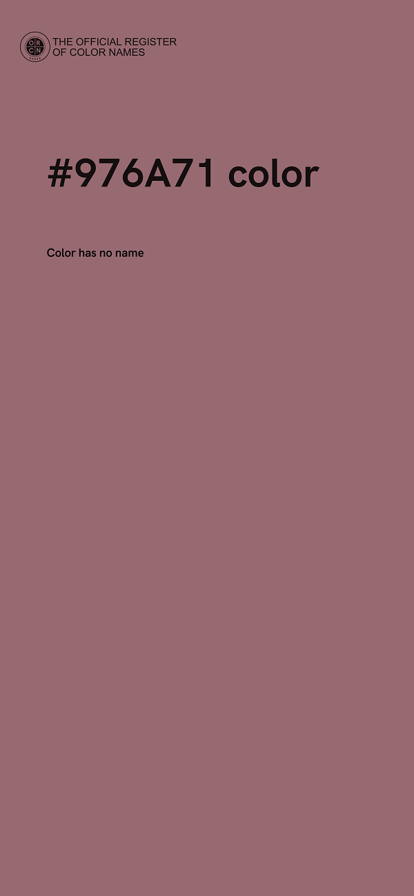 #976A71 color image