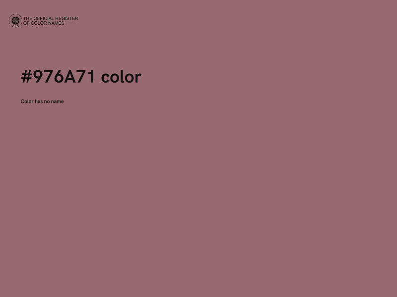 #976A71 color image