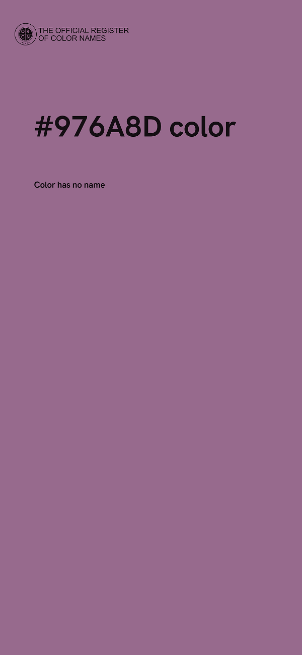 #976A8D color image
