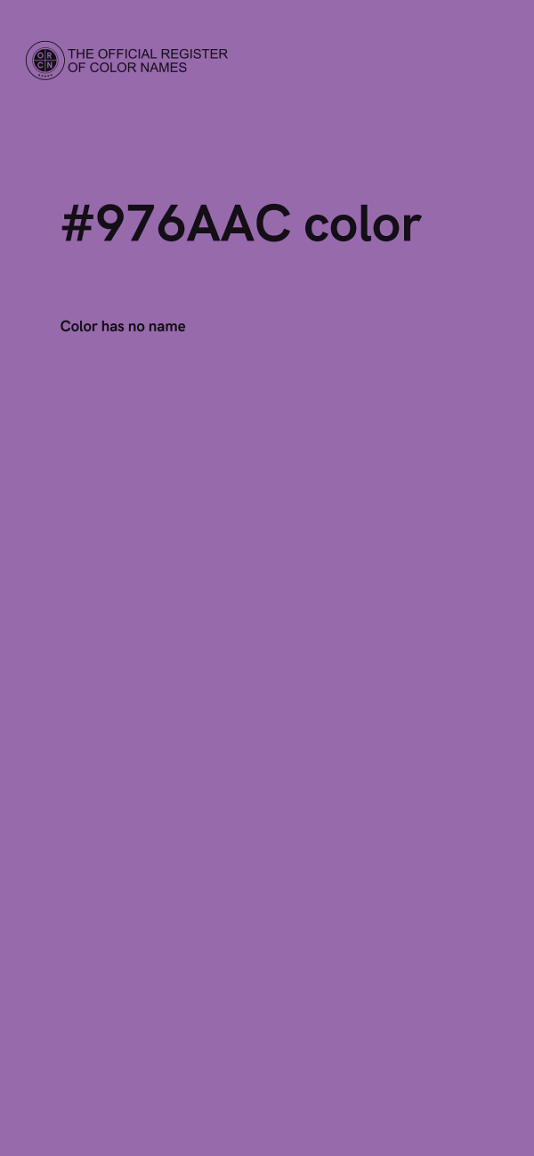#976AAC color image