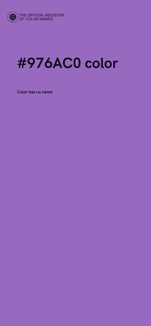 #976AC0 color image