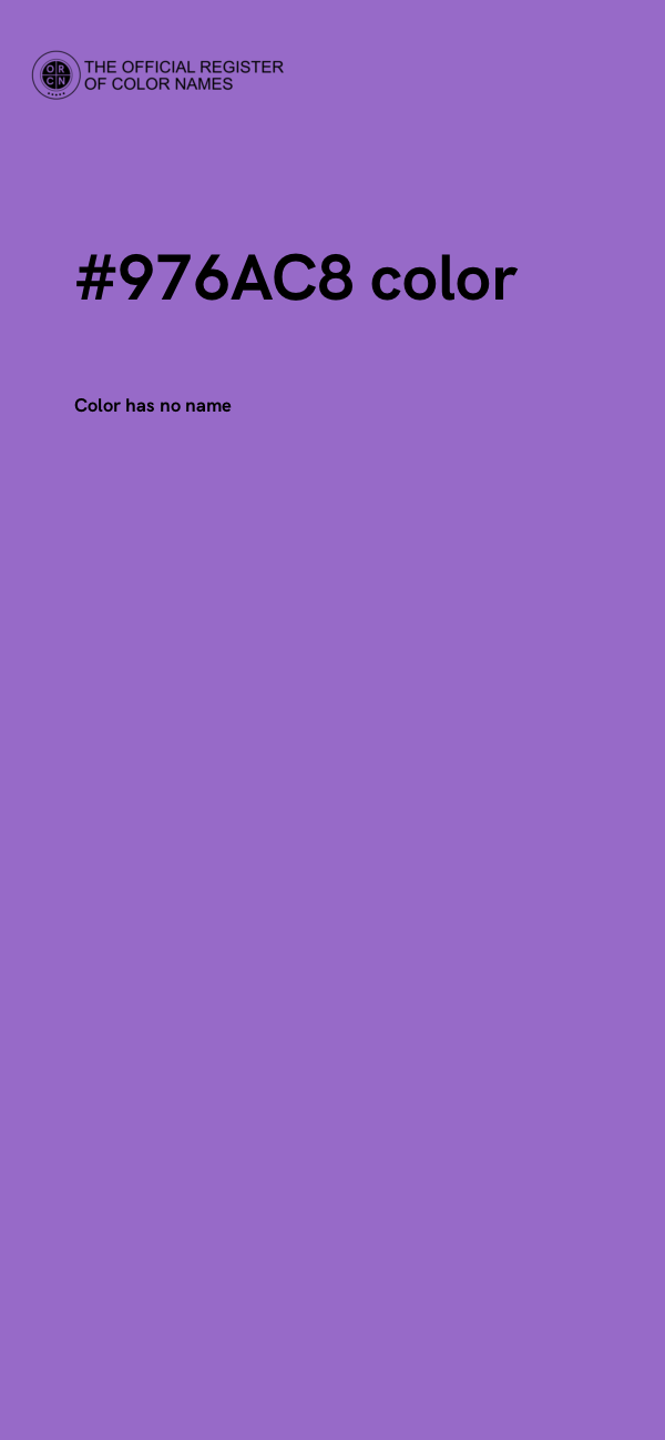 #976AC8 color image