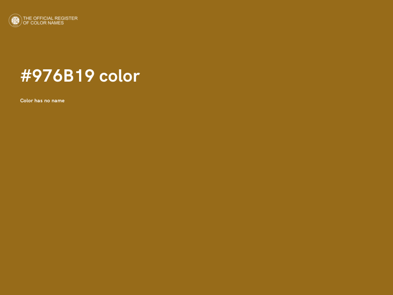 #976B19 color image