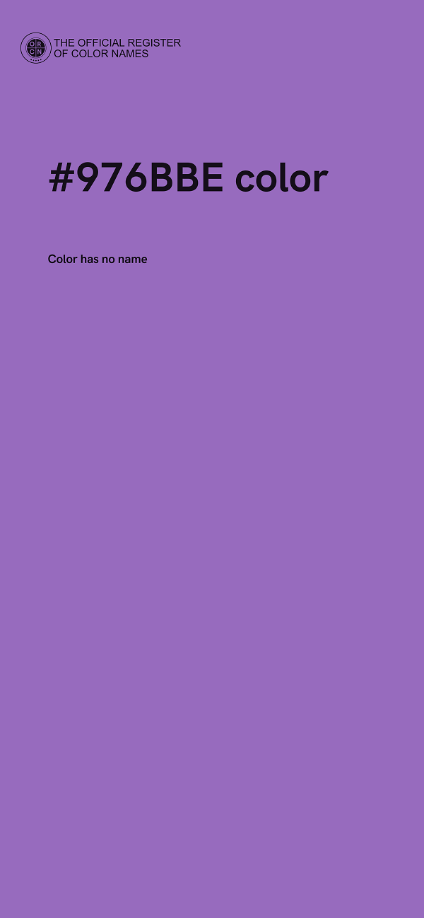 #976BBE color image