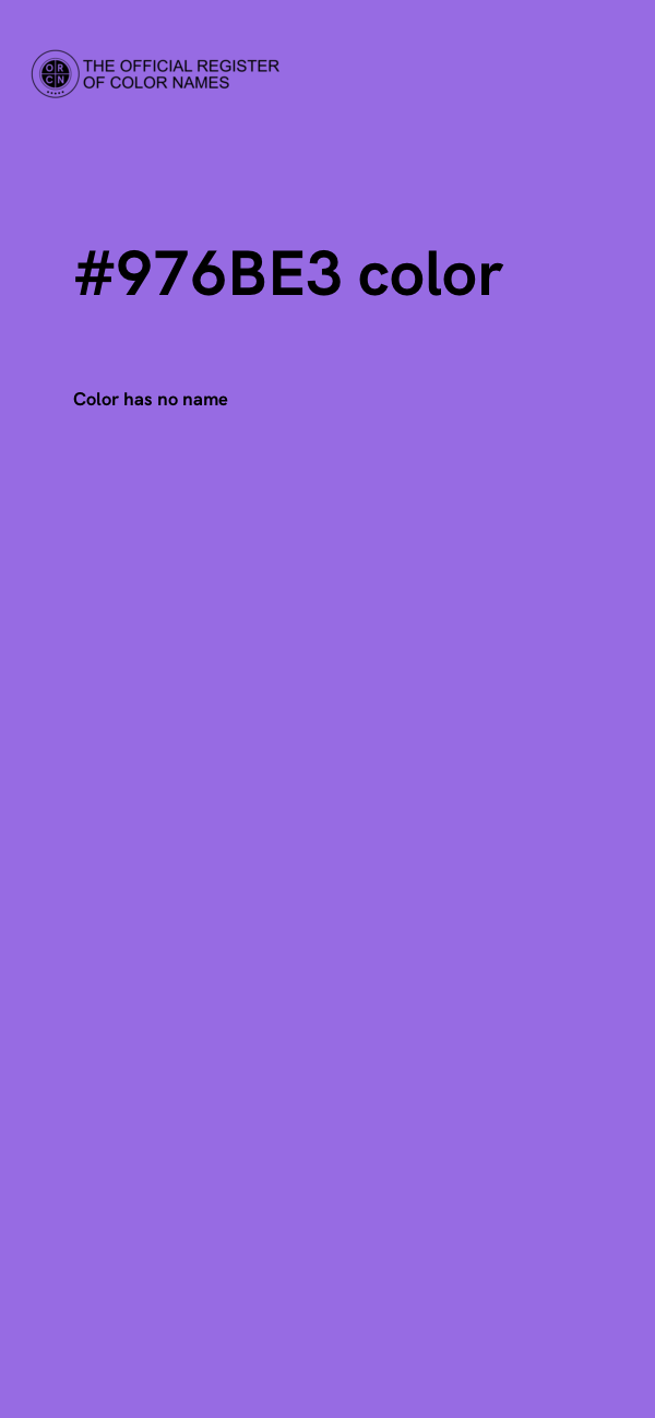 #976BE3 color image