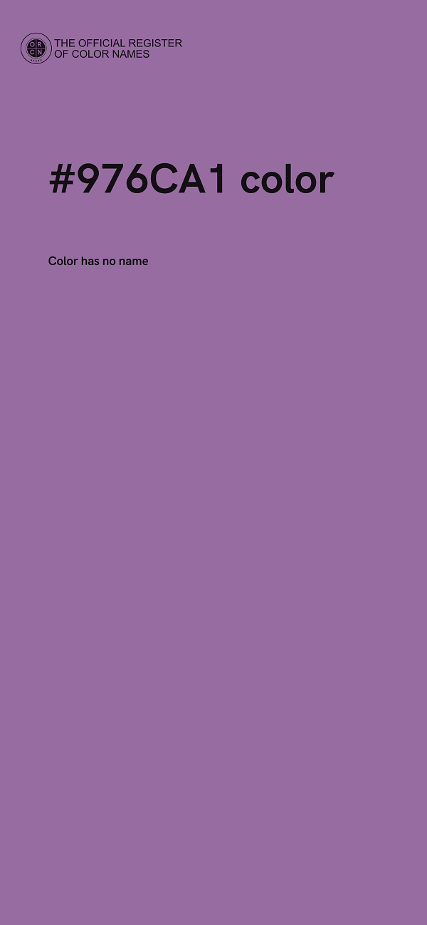 #976CA1 color image